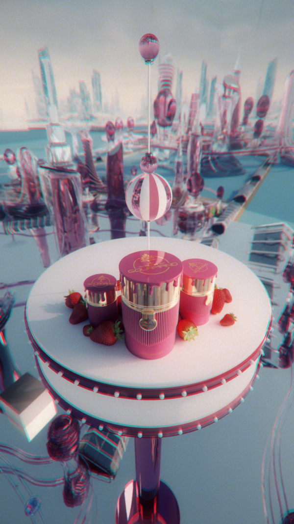 Strawberry Pound Cake